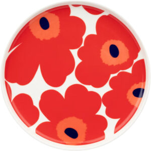 Marimekko Oiva / Unikko Lautanen 20 cm