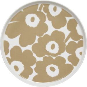 Marimekko Oiva / Unikko -lautanen 25 cm