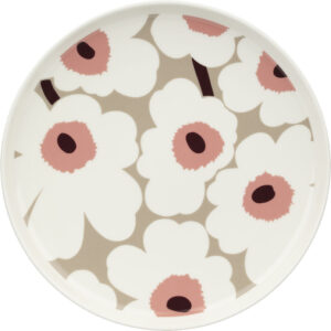 Marimekko Oiva / Unikko Lautanen 25 cm
